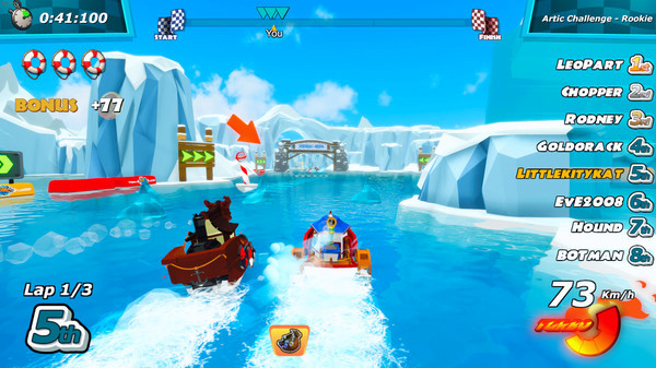 Игра Riding Seas, скриншот