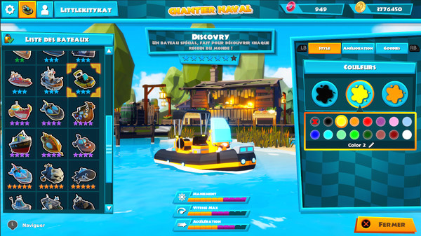 Игра Riding Seas, скриншот