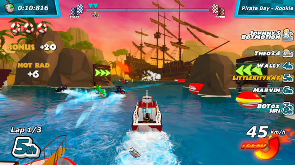 Игра Riding Seas, скриншот