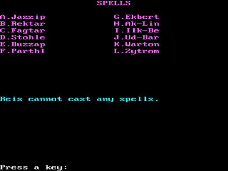 Игра Rings of Zilfin, скриншот