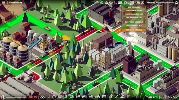 Игра Rise of Industry, скриншот