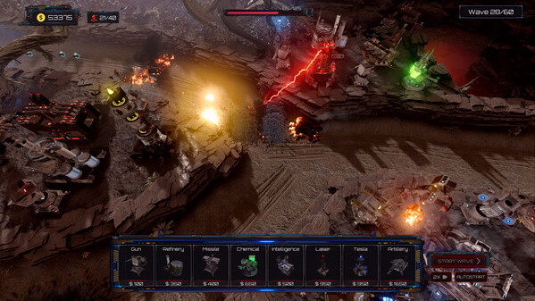 Игра Rise of the Cones: Planetary Defense, скриншот