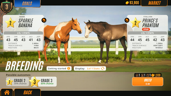 Игра Rival Stars Horse Racing: Desktop Edition, скриншот