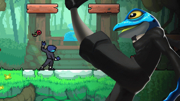 Игра Rivals of Aether: Tuxedo Ranno, скриншот