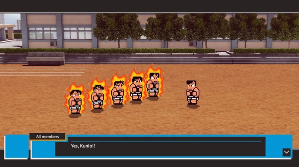 Игра River City Melee : Battle Royal Special, скриншот