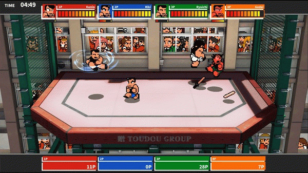 Игра River City Melee Mach!!, скриншот