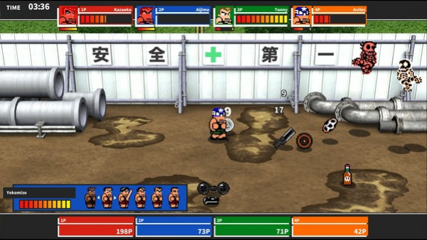Игра River City Melee Mach!!, скриншот