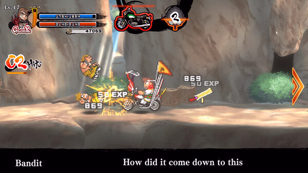 Игра River City Saga: Three Kingdoms Next, скриншот