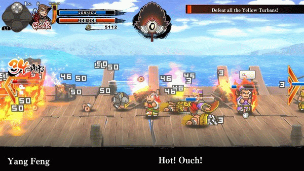 Игра River City Saga: Three Kingdoms, скриншот