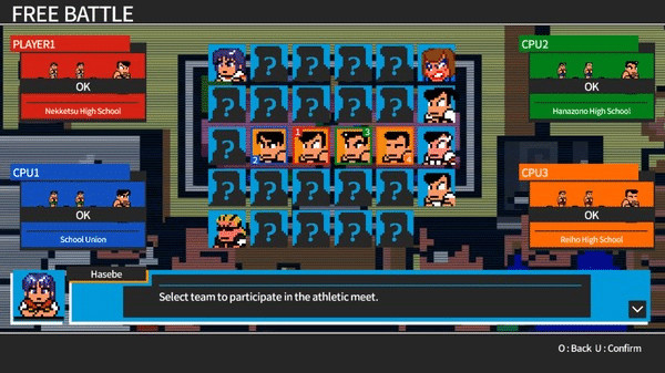 Игра River City Super Sports Challenge ~All Stars Special~, скриншот