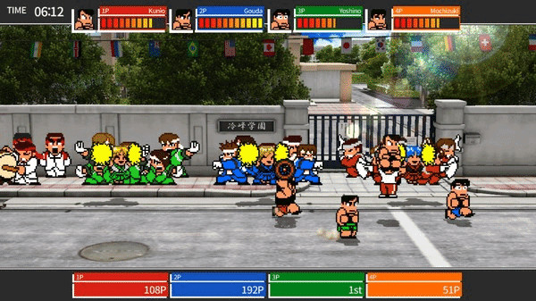 Игра River City Super Sports Challenge ~All Stars Special~, скриншот