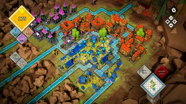 Игра River Towns, скриншот