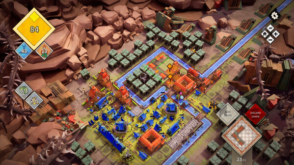 Игра River Towns, скриншот