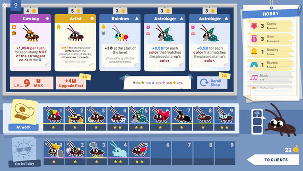 Игра Roach Post, скриншот