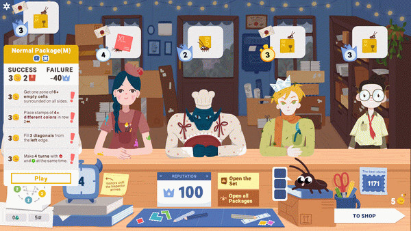 Игра Roach Post, скриншот