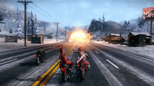 Игра Road Redemption, скриншот