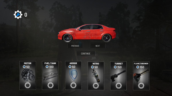 Игра Road Z : The Last Drive, скриншот