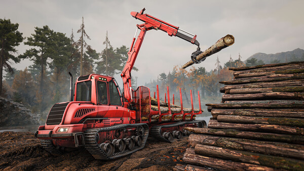 Игра RoadCraft – Timberworks Pack, скриншот