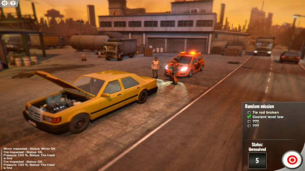 Игра Roadside Assistance Simulator, скриншот