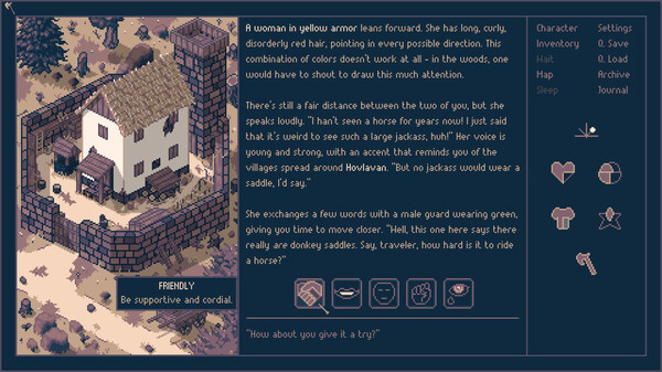Игра Roadwarden, скриншот