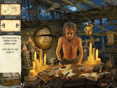 Игра Robinson Crusoe and the Cursed Pirates, скриншот
