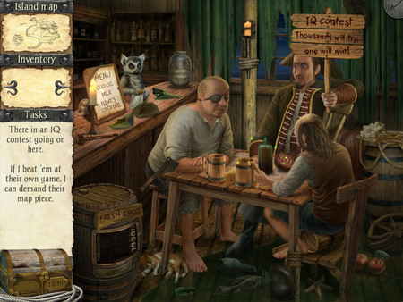 Игра Robinson Crusoe and the Cursed Pirates, скриншот