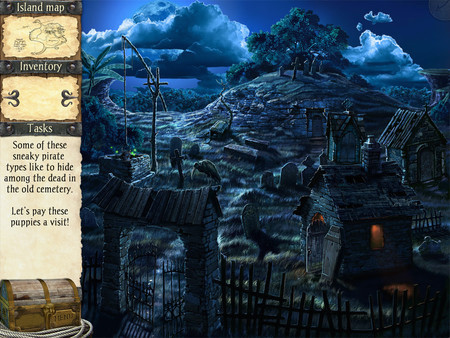 Игра Robinson Crusoe and the Cursed Pirates, скриншот