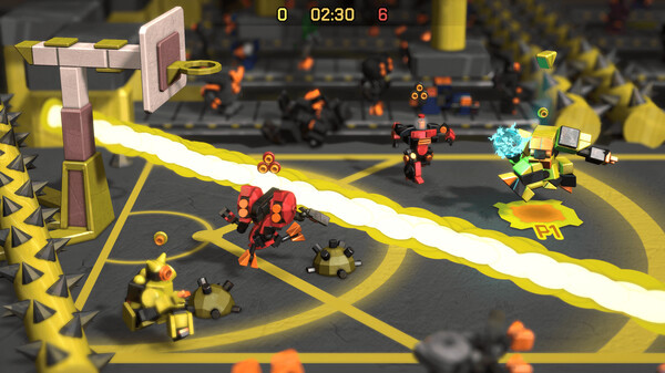 Игра RoboDunk, скриншот