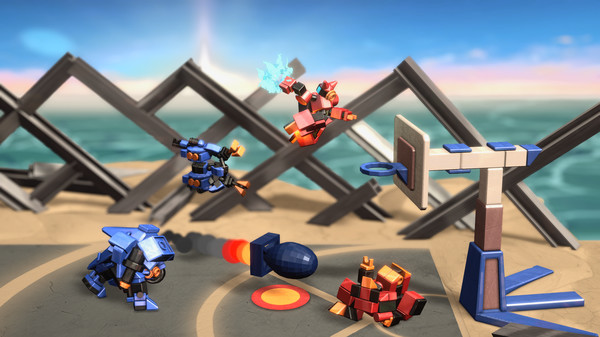 Игра RoboDunk, скриншот