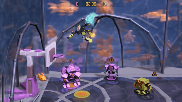 Игра RoboDunk, скриншот