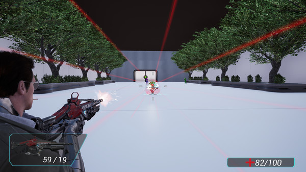Игра Robohazard 2077, скриншот