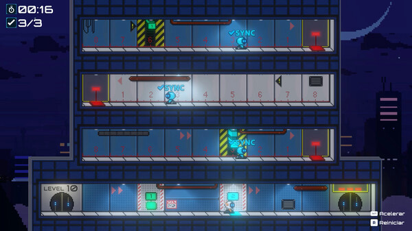 Игра RoboSync, скриншот