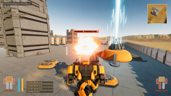 Игра Robot Fury: Mech Combat Simulator, скриншот