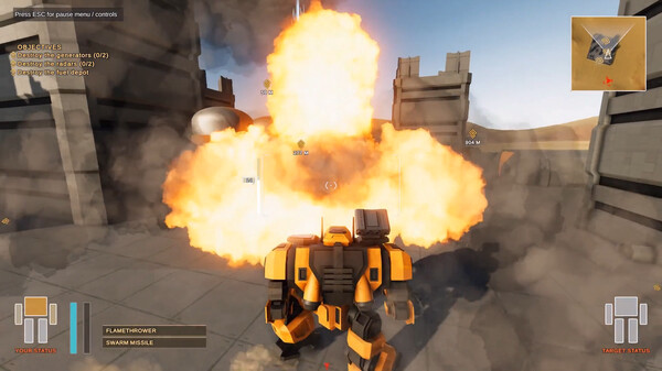 Игра Robot Fury: Mech Combat Simulator, скриншот