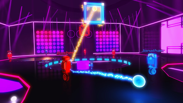 Игра Robot Roller-Derby Disco Dodgeball, скриншот