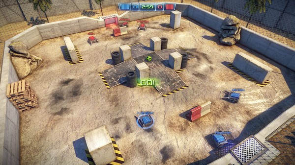 Игра Robot Soccer Challenge, скриншот