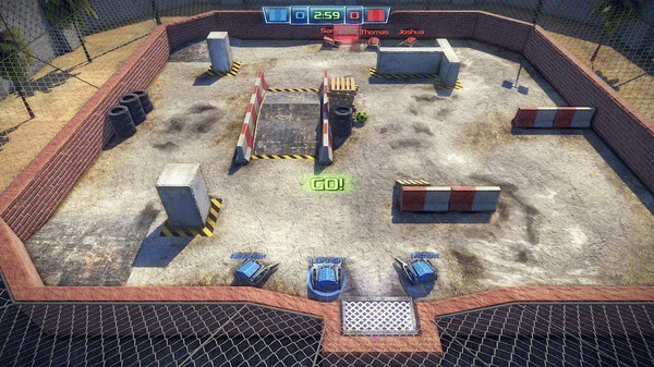 Игра Robot Soccer Challenge, скриншот