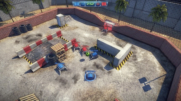 Игра Robot Soccer Challenge, скриншот