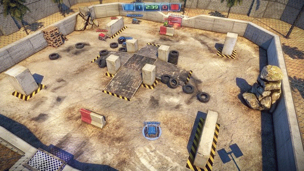 Игра Robot Soccer Challenge, скриншот