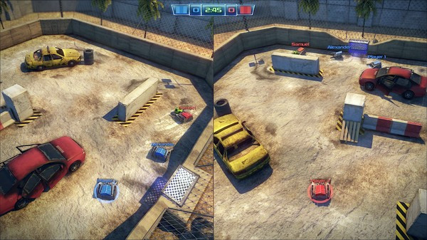 Игра Robot Soccer Challenge, скриншот