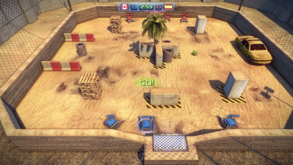 Игра Robot Soccer Challenge, скриншот