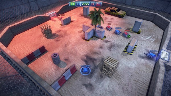 Игра Robot Soccer Challenge, скриншот