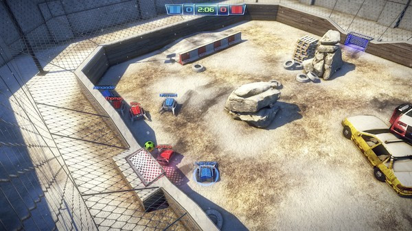 Игра Robot Soccer Challenge, скриншот