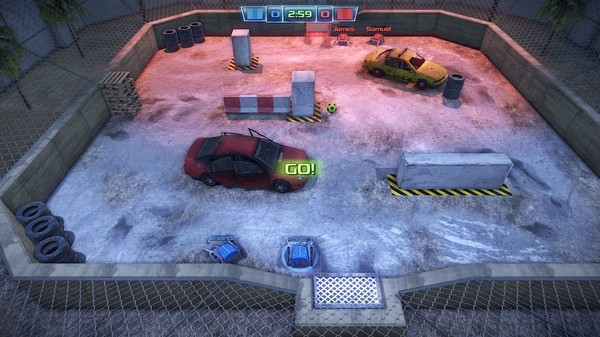 Игра Robot Soccer Challenge, скриншот