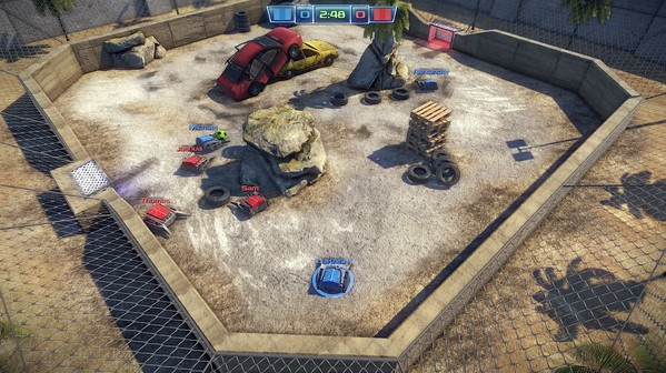 Игра Robot Soccer Challenge, скриншот