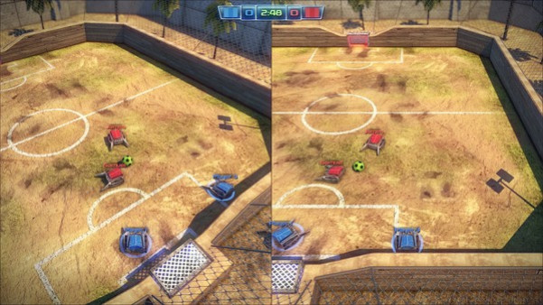 Игра Robot Soccer Challenge, скриншот