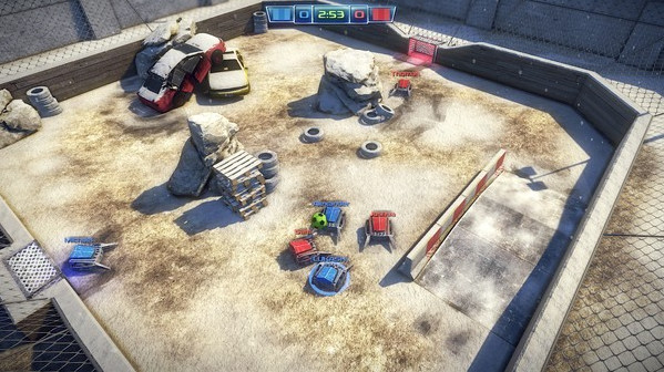 Игра Robot Soccer Challenge, скриншот