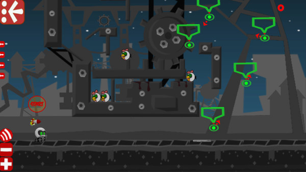 Игра Robot vs Birds Zombies, скриншот