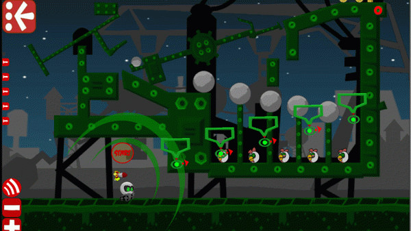 Игра Robot vs Birds Zombies, скриншот