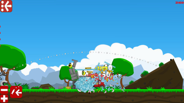 Игра Robot vs Birds Zombies, скриншот